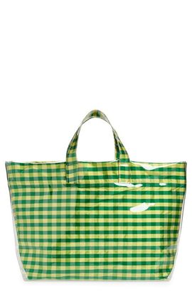 COMING OF AGE COMING OF AGE Gingham Tote