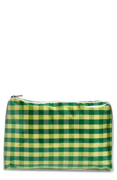 COMING OF AGE COMING OF AGE Gingham Zip Pouch