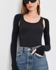 Commando Commando Ballet Body Shrug with Thumbholes Black One - 2