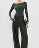 Commando Commando Ballet Off Shoulder Thong Bodysuit with Thumbholes Hazel One - 5