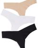 Commando Commando Cotton Thong Panties 3 Pack Multi - 1