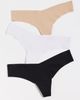 Commando Commando Cotton Thong Panties 3 Pack Multi - 2