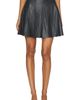 Commando Commando Faux Leather Pleated Mini Skirt - 1