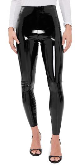Commando Commando Petite Faux Patent Leather Leggings Black