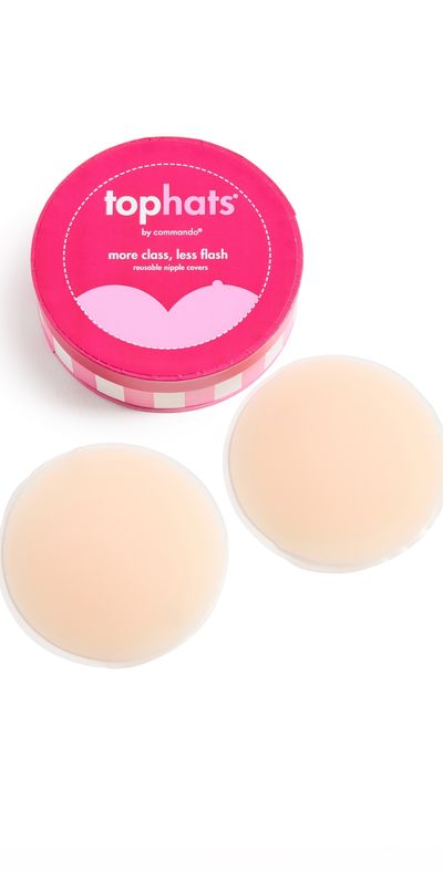 Commando Commando Top Hats Nipple Concealers Almond One Size
