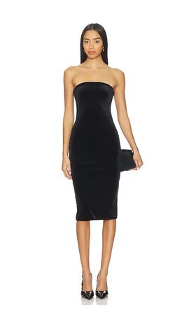 Commando Commando Velvet Strapless Midi Dress
