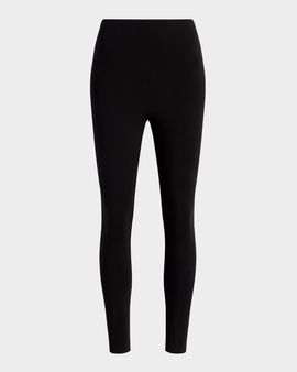 Commando High-Rise Cropped Italian Cotton Leggings