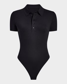 Commando Neoprene Polo Thong Bodysuit