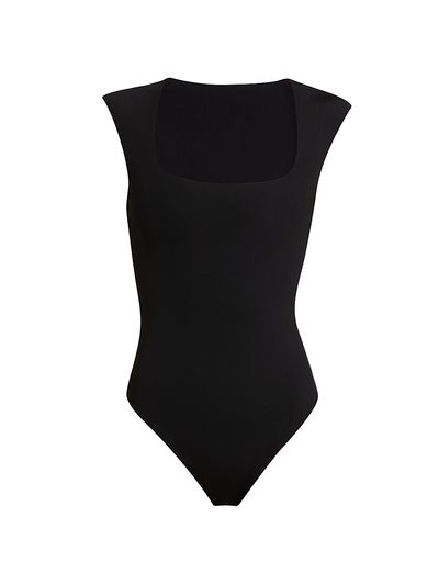 Commando Women's Neoprene Cap-Sleeve Bodysuit