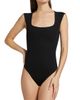 Commando Women's Neoprene Cap-Sleeve Bodysuit - 6