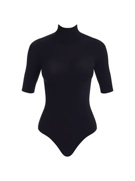 Commando Women's Short-Sleeve Turtleneck Bodysuit