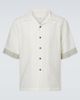 Commas Commas Crochet-trimmed bowling shirt - 1
