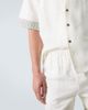 Commas Commas Crochet-trimmed bowling shirt - 6