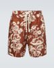 Commas Commas Floral linen Bermuda shorts - 1