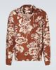 Commas Commas Floral tie-neck linen shirt - 1