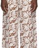 COMMAS COMMAS Gray & Brown Paisley Print Trousers - 1