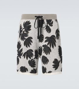 Commas Commas Jacquard terry shorts