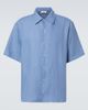 Commas Commas Linen bowling shirt - 1