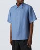 Commas Commas Linen bowling shirt - 3