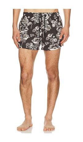 Commas Commas Painted Peonies Short Swim Short