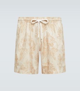 Commas Commas Printed swim shorts