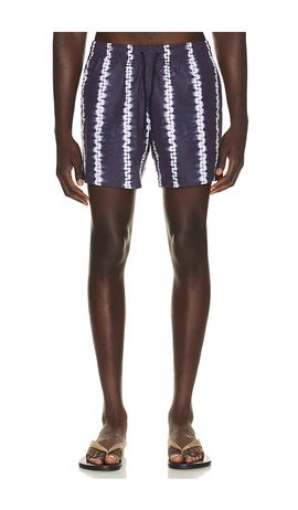 Commas Commas Shibori Stripe Classic Swim Short