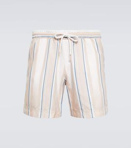 Commas Commas Striped swim shorts