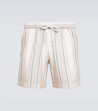 Commas Commas Striped swim shorts
