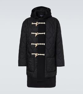 Comme des Garcons Homme Comme des GarÃ§ons Homme Quilted wool duffel coat