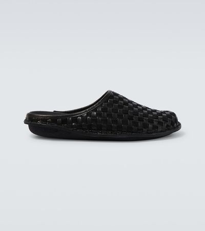 Comme des Garcons Homme Comme des Garçons Homme x VIBAe leather and suede mules