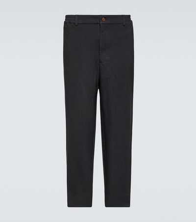 Comme des Garcons Homme Deux Comme des GarÃ§ons Homme Deux Mid-rise cropped pants