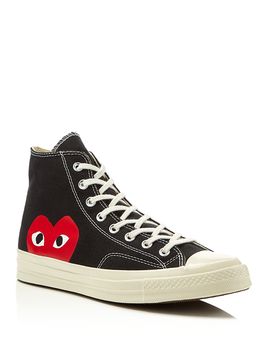 Comme Des Garcons Play Comme Des Garcons Play x Converse Unisex Chuck Taylor Lace Up High Top Sneakers