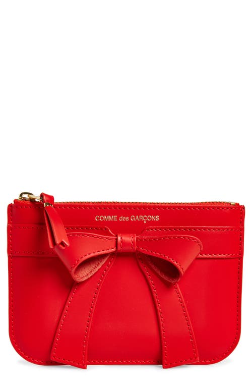 Comme des Garçons Comme des Garçons Big Bow Leather Coin Purse
