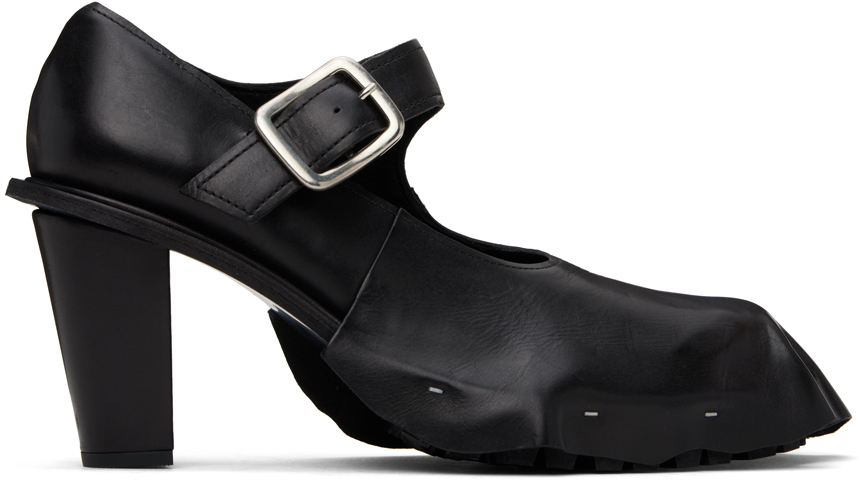 Comme des Garçons - Black Draped Kids Love Gaite Edition Heels