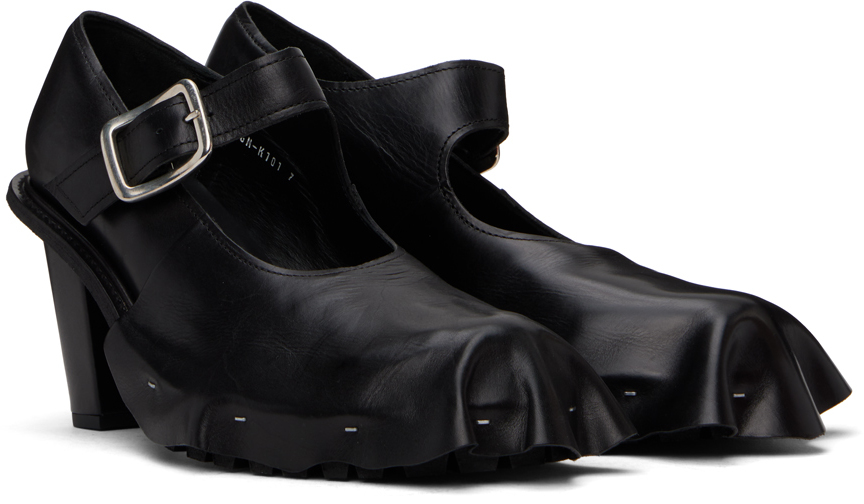 Comme des Garçons - Black Draped Kids Love Gaite Edition Heels