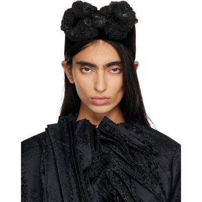 Comme des Garçons Comme des Garçons Black Hizume Edition Velour Headband