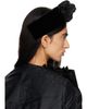 Comme des Garçons Comme des Garçons Black Hizume Edition Velour Headband - 3