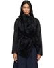 Comme des Garçons Comme des Garçons Black Jacquard Flower Pattern Jacket - 1