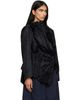 Comme des Garçons Comme des Garçons Black Jacquard Flower Pattern Jacket - 2