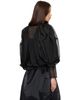Comme des Garçons Comme des Garçons Black Sheer Balloon Sleeve Shirt - 3