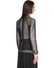 Comme des Garçons Comme des Garçons Black Thin Georgette Blazer - 3