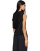 Comme des Garçons Comme des Garçons Comme des Garçons Comme des Garçons Black Asymmetrical Top - 3