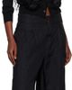Comme des Garçons Comme des Garçons Comme des Garçons Comme des Garçons Black Lambswool Jersey X Flower Embroidery Cardigan - 4