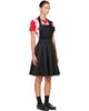 Comme des Garçons Comme des Garçons Comme des Garçons Comme des Garçons Black Satin Thick Midi Dress - 2