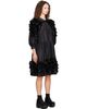 Comme des Garçons Comme des Garçons Comme des Garçons Comme des Garçons Black Taffeta Garment Washed Midi Dress - 2