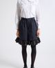 Comme des Garçons Comme des Garçons Cotton Broadcloth Shirt with Lace Ruffles - 2