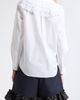 Comme des Garçons Comme des Garçons Cotton Broadcloth Shirt with Lace Ruffles - 3