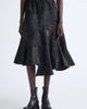 Comme des Garçons Comme des Garçons Floral Jacquard Tiered Midi Skirt - 1