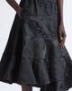 Comme des Garçons Comme des Garçons Floral Jacquard Tiered Midi Skirt - 4