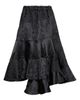 Comme des Garçons Comme des Garçons Floral Jacquard Tiered Midi Skirt - 5